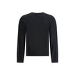 Black Fleece Wool SweatshirtVirgin wool Sweater by Dsquared2 features a ribbed crew neck for optimal comfort. It features the iconic D2 logo embroidered on the front, adding a distinctive detail. Ribbed cuffs and hem complete the garment for a snug and ne