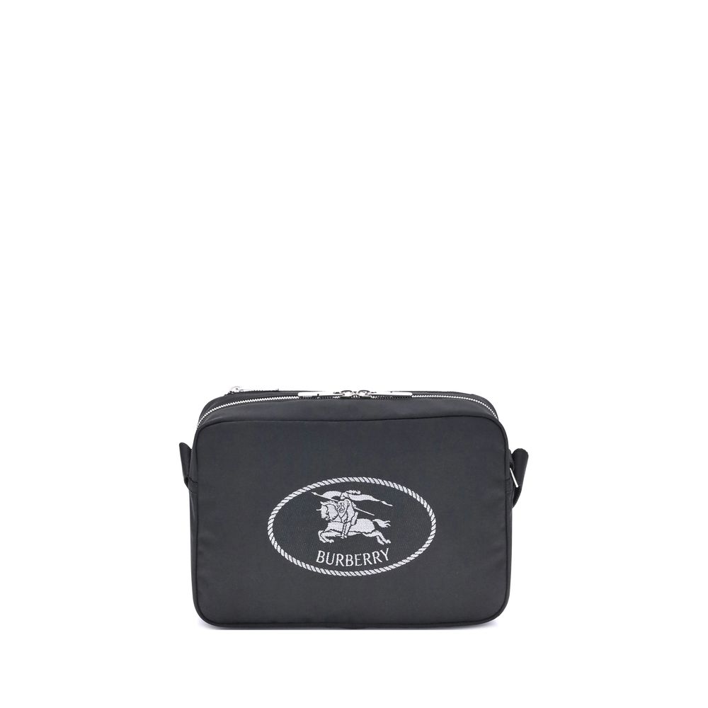 Black Polyester Shoulder BagBurberry’s Orkney Shoulder Bag is a stylish and functional accessory perfect for sophisticated everyday use.It features an adjustable ribbon shoulder strap that allows the length to be adjusted for personalized wear, a top clos