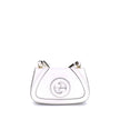 White Calf Leather Bos Taurus HandbagGucci’s Blondie Shoulder Bag is made of leather and features a stylish and functional design. It has an adjustable flat shoulder strap for optimal comfort and a magnetic flap closure on the front. On the back, a welt p