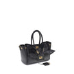Black Calf Leather Bos Taurus Shoulder BagBalenciaga’s Bel Air mini Handbag is a versatile and iconic accessory. Carried on the shoulder, over the shoulder or by hand, it features two handles and an adjustable, removable shoulder strap. The embossed Balen