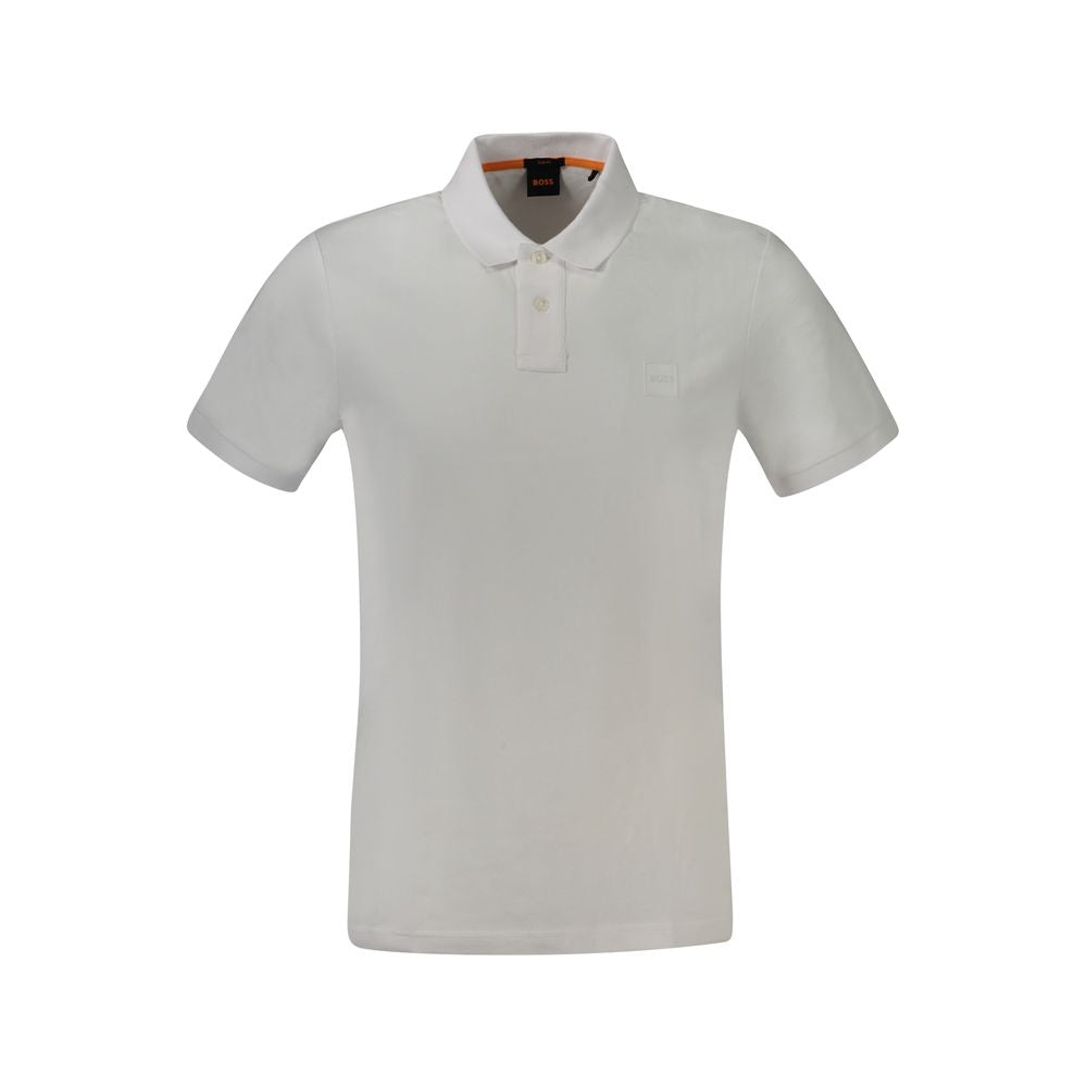 White Cotton Polo ShirtSHORT SLEEVE POLO, SLIM FIT, 2 BUTTONS, APPLICATION, EMBROIDERY, LOGOWhite Cotton Polo Shirt${tagsHugo BossAulae White Cotton Polo Shirt Hugo BossAulae White Cotton Polo Shirt SHORT SLEEVE POLO, SLIM FIT, 2 BUTTONS, APPLICATION, EMB