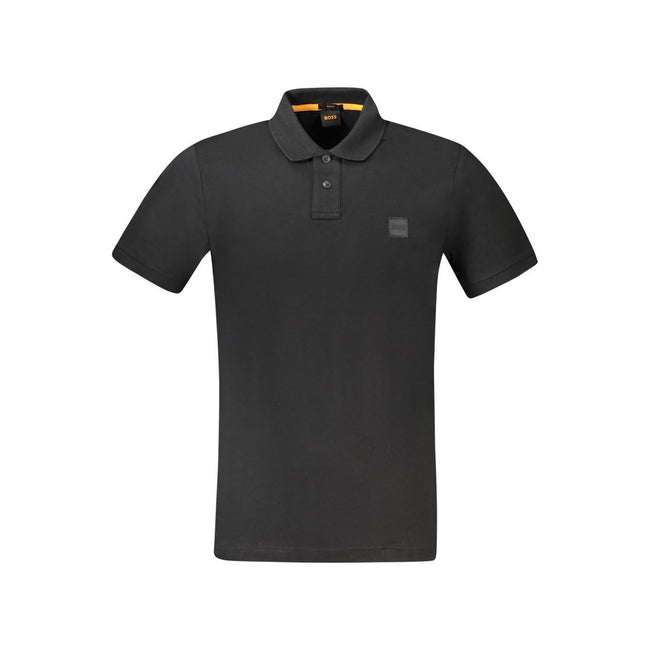 Black Cotton Polo ShirtSHORT SLEEVE POLO, SLIM FIT, 2 BUTTONS, APPLICATION, EMBROIDERY, LOGOBlack Cotton Polo Shirt${tagsHugo BossAulae Black Cotton Polo Shirt Hugo BossAulae Black Cotton Polo Shirt SHORT SLEEVE POLO, SLIM FIT, 2 BUTTONS, APPLICATION, EMB