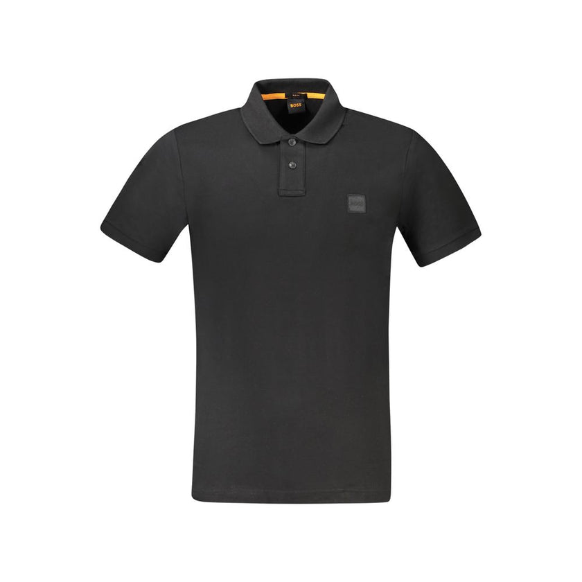 Black Cotton Polo ShirtSHORT SLEEVE POLO, SLIM FIT, 2 BUTTONS, APPLICATION, EMBROIDERY, LOGOBlack Cotton Polo Shirt${tagsHugo BossAulae Black Cotton Polo Shirt Hugo BossAulae Black Cotton Polo Shirt SHORT SLEEVE POLO, SLIM FIT, 2 BUTTONS, APPLICATION, EMB