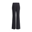 Black Viscose Flared PantsBalenciaga’s flare Pants have a sleek and contemporary cut. The model features a zipper and button closure, belt loops at the waist and two side slash pockets. The flared silhouette enhances the figure, making the garment ideal f