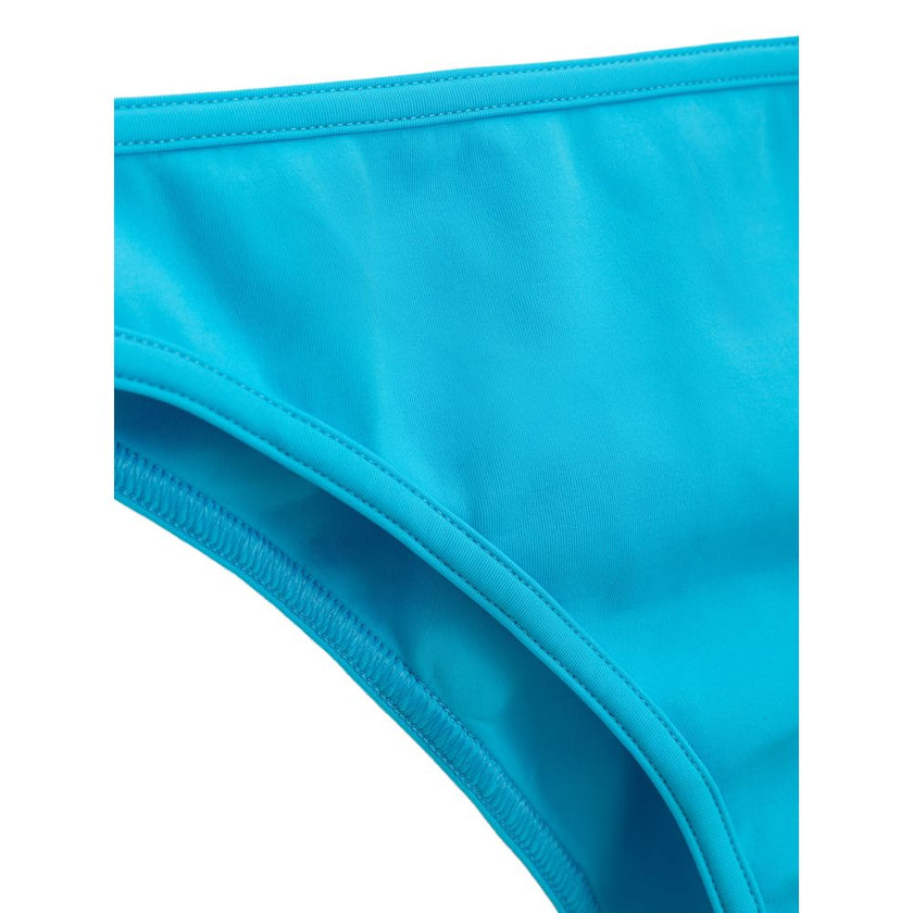 Turquoise Polyamide BikiniTwo Piece Bikini in Turquoise Blue Bottega Veneta. One shoulder top with teardrop opening and metal detail on the shoulder. High briefs with basic line Composition: 100% Polyamide Internal SKU: 25MAR100 Brand SKU: 733473V2LF04073