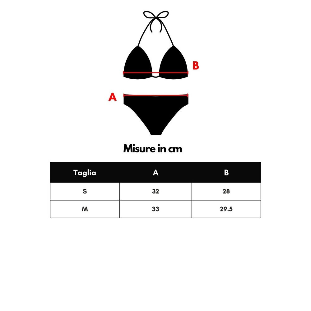 Bikini turquoise en polyamide