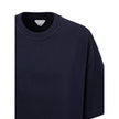 Blue Cotton T-ShirtBottega Veneta Blue Square Neck Cropped T-Shirt. In double Japanese cotton jersey, black, short sleeves, straight bottom, oversized fit. Composition: 100% Cotton Brand SKU: 707791VKLZ0032 4038 Internal SKU: 25MAR122Blue Cotton T-Shirt${