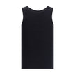 Black Viscose TopTop by Balenciaga, featuring the iconic contrast monogram printed on the front. Made of stretch fabric, this style features a slim fit that enhances the silhouette, perfect for modern, minimalist looks. Ideal to wear alone or paired with