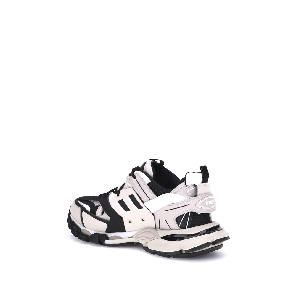 Multicolor Nylon Athletic SneakersBalenciaga’s Track Sneakers combine performance and cutting-edge design in a technical, urban aesthetic. Made of mesh and nylon, they are enhanced by a series of iconic details: written size on the toe, embossed Track log