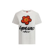 White Cotton T-ShirtKenzo’s Futura T-Shirt is an iconic garment that combines simplicity and visual identity. Made of soft cotton, it features a ribbed crew neck and an essential fit. On the front, the iconic Kenzo signature and the house’s iconic flower