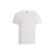 White Cotton T-ShirtKenzo’s Futura T-Shirt is an iconic garment that combines simplicity and visual identity. Made of soft cotton, it features a ribbed crew neck and an essential fit. On the front, the iconic Kenzo signature and the house’s iconic flower