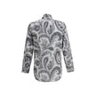 Gray Cotton Pattern ShirtCotton Roma Shirt by Etro features a classic collar and front button closure for a clean, versatile look. Adjustable button cuffs ensure a customizable fit. The garment features the iconic contrasting paisley pattern, the brand’s