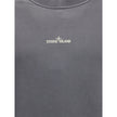 Logo SweatshirtThe Stone Island Logo Sweatshirt features a ribbed collar and ribbed cuffs and bottom band for a comfortable and defined fit. A small Stone Island logo printed in the center of the chest stands out on the front, while the famous Stone Islan