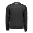 Black Cotton Men SweaterUnleash your bold fashion sense with this sleek ‘Plein Sport’ long-sleeved sweatshirt. Crafted for the trendsetters, this piece merges comfort with high-octane style, featuring a round neckline and striking contrasting details. Acc