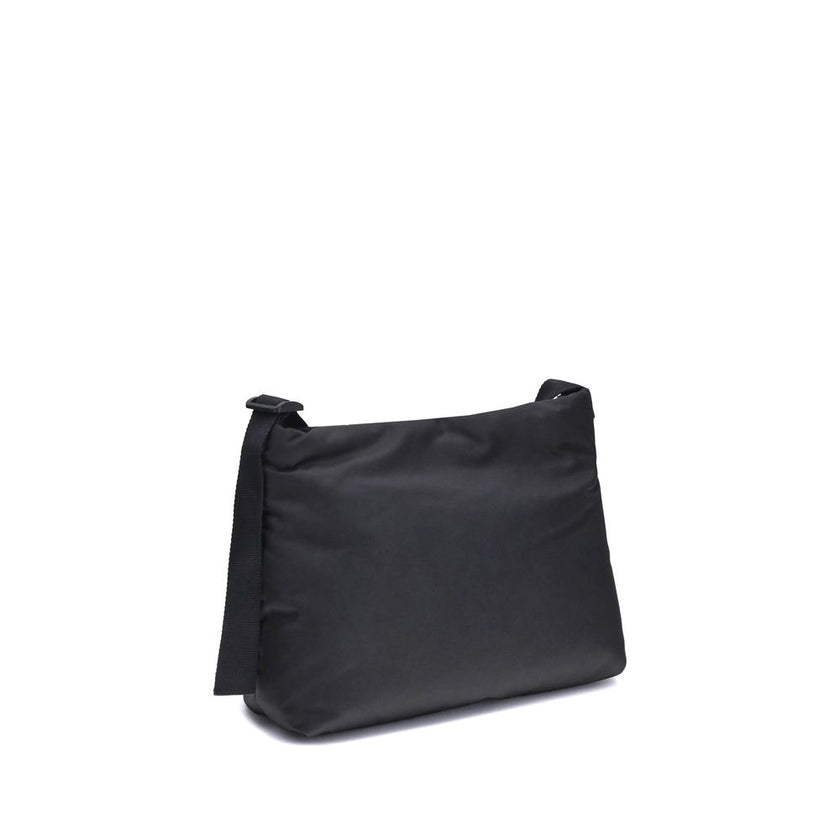 Black Fabric Shoulder BagFabric Shoulder Bag by Balenciaga with a contemporary and versatile design, ideal for everyday use. The flat shoulder strap ensures comfort and practicality, while the BB logoed magnetic flap closure adds a distinctive and prestig