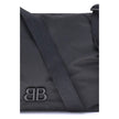 Black Fabric Shoulder BagFabric Shoulder Bag by Balenciaga with a contemporary and versatile design, ideal for everyday use. The flat shoulder strap ensures comfort and practicality, while the BB logoed magnetic flap closure adds a distinctive and prestig