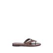 Infradito Ayers SandalsThe Ayers flip-flop Sandals by Fendi are distinguished by thin straps that form an elegant F motif. Crafted from fine dark brown Ayers leather, they are complemented by a leather insole in the same shade, combining refined style and
