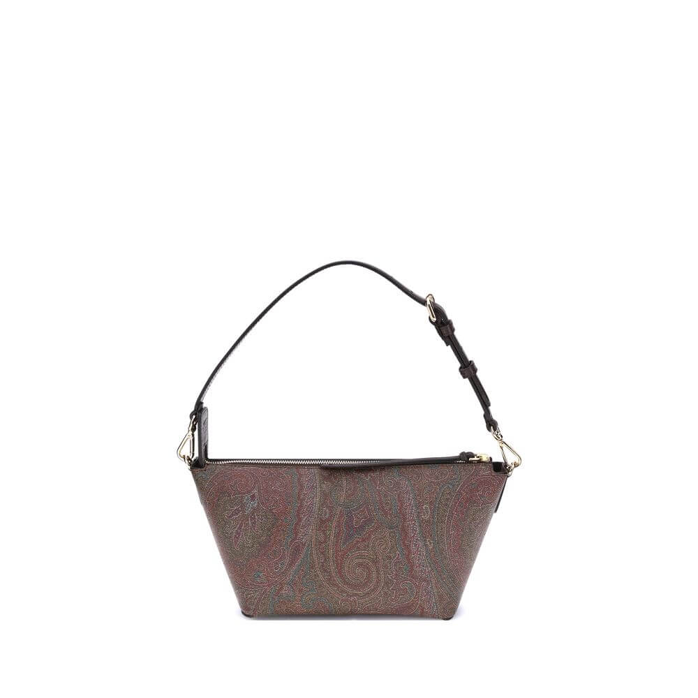 Multicolor Cotton Shoulder BagThe Arnica shoulder bag is crafted from the iconic Paisley jacquard fabric, with a soft suede interior and leather details that enhance its artisanal elegance. Versatile and refined, it can be worn by hand or over the shoulde