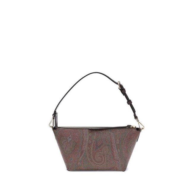 Multicolor Cotton Shoulder BagThe Arnica shoulder bag is crafted from the iconic Paisley jacquard fabric, with a soft suede interior and leather details that enhance its artisanal elegance. Versatile and refined, it can be worn by hand or over the shoulde