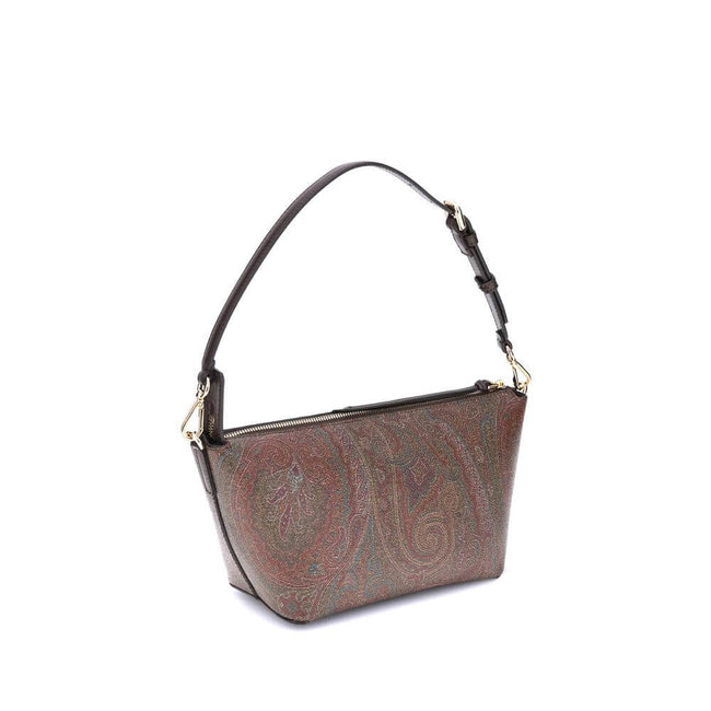 Multicolor Cotton Shoulder BagThe Arnica shoulder bag is crafted from the iconic Paisley jacquard fabric, with a soft suede interior and leather details that enhance its artisanal elegance. Versatile and refined, it can be worn by hand or over the shoulde