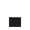 Black Calf Leather Bos Taurus CardholderCalfskin Card Holder by Saint Laurent, quilted matelassé design, front plaque with iconic three-dimensional YSL logo, card slots on front and back, bill compartment on top. Season: AW25 Dimension: 10.5×10.5 Composit