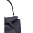 Blue Calf Leather Bos Taurus Shoulder BagThe Rodeo Small Shoulder Bag in used-effect leather by Balenciaga features a top handle for a comfortable and elegant grip. The front closure is equipped with a flap and turn lock, adding a distinctive and function