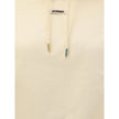 Cream Cotton SweatshirtCotton Hoodie by Jacquemus, featuring an adjustable drawstring hood for a custom fit. Featuring a logo patch on the front, ribbed cuffs and hem for a finishing touch. The slim fit flatters the silhouette, combining comfort and conte