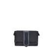 Black Nylon HandbagThe Jacquemus Nylon Bambino Shoulder Bag reinterprets the messenger style with a contemporary and functional twist. Crafted from soft nylon, it features a leather handle and a magnetic flap with a leather tab, which hides a zip closure