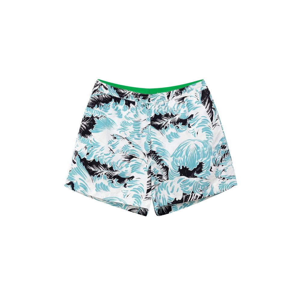 Short de bain blanc en polyamide