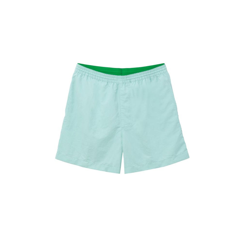 Turquoise Polyamide Swim ShortsTurquoise Nylon Boxer Costume Bottega Veneta. Elastic waist with adjustable drawstring, two side pockets, internal mesh, medium length. Composition: 100% Polyamide Internal SKU: 25GIU54 Brand SKU: 729760V2Q104159Turquoise Po