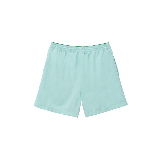 Turquoise Polyamide Swim ShortsTurquoise Nylon Boxer Costume Bottega Veneta. Elastic waist with adjustable drawstring, two side pockets, internal mesh, medium length. Composition: 100% Polyamide Internal SKU: 25GIU54 Brand SKU: 729760V2Q104159Turquoise Po