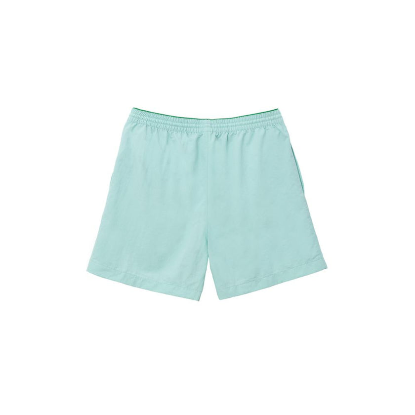 Turquoise Polyamide Swim ShortsTurquoise Nylon Boxer Costume Bottega Veneta. Elastic waist with adjustable drawstring, two side pockets, internal mesh, medium length. Composition: 100% Polyamide Internal SKU: 25GIU54 Brand SKU: 729760V2Q104159Turquoise Po