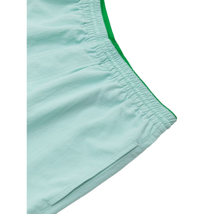 Turquoise Polyamide Swim ShortsTurquoise Nylon Boxer Costume Bottega Veneta. Elastic waist with adjustable drawstring, two side pockets, internal mesh, medium length. Composition: 100% Polyamide Internal SKU: 25GIU54 Brand SKU: 729760V2Q104159Turquoise Po