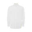 White Cotton Dress ShirtGucci Double Collar Cotton Poplin Shirt. Front button fastening, removable classic shirt collar, mandarin collar. Double cuff. Patch pocket on the side, rounded at the bottom. Composition: 100% Cotton Internal SKU: 25GIU202 Brand S