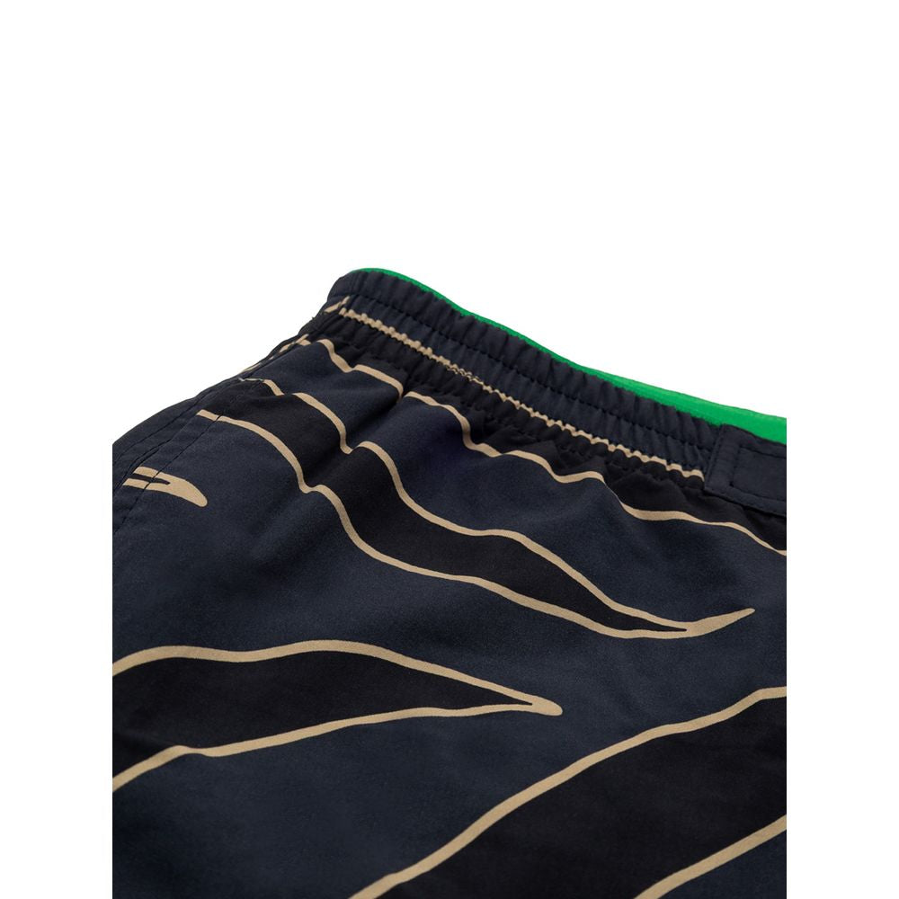 Blue Polyamide Swim ShortsAnimal Print Boxer Costume Bottega Veneta. Elastic waist, visible metal button closure, two side pockets, internal mesh. Composition: 100% Polyamide Internal SKU: 25GIU56 Brand SKU: 729185V37M04004Blue Polyamide Swim Shorts${tags