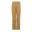 Beige Cotton PantBeige Twill Trousers Bottega Veneta. High waist, front fastening with covered hooks, two side pockets, one back pocket closed with covered zip, central seam on the leg, on the bottom openable button. Composition: 100% Cotton Internal SKU: