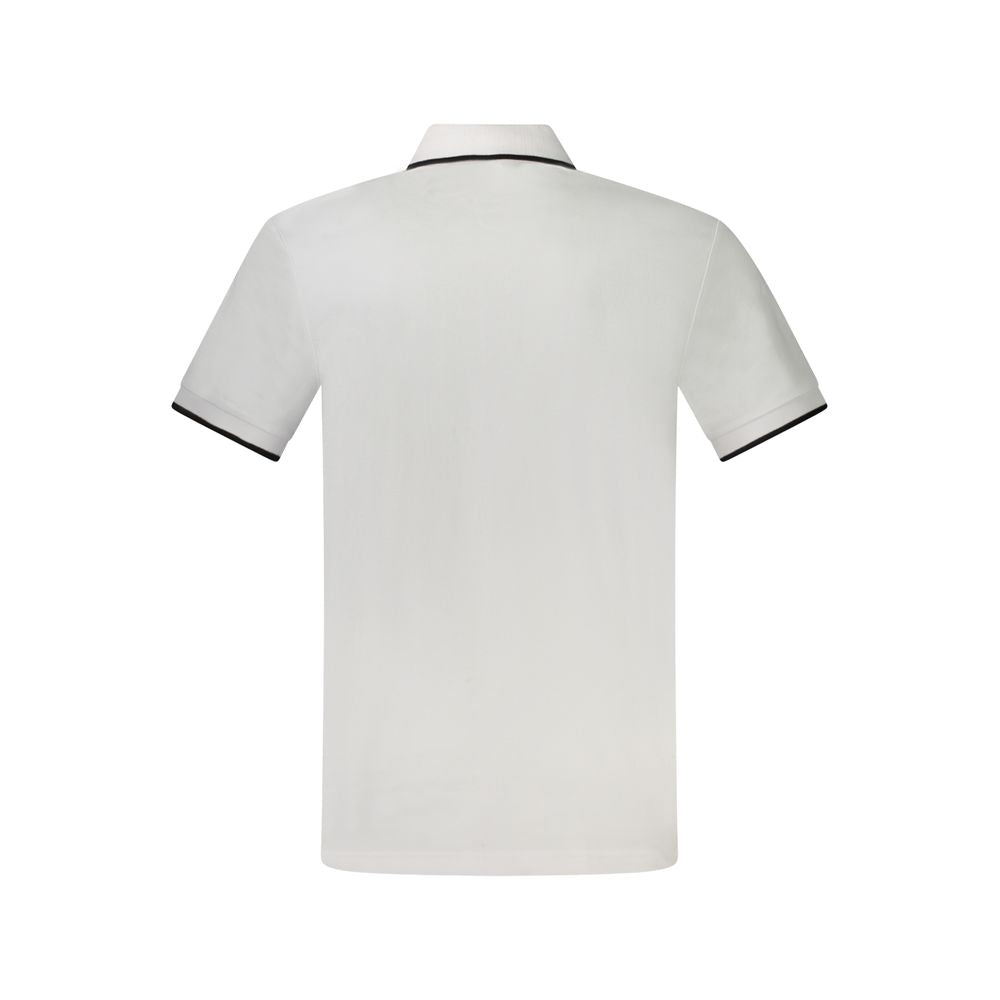 White Cotton Polo ShirtSHORT SLEEVE POLO, SLIM FIT, 2 BUTTONS, CONTRASTING DETAILS, APPLICATION, EMBROIDERY, LOGOWhite Cotton Polo Shirt${tagsHugo BossAulae White Cotton Polo Shirt Hugo BossAulae White Cotton Polo Shirt SHORT SLEEVE POLO, SLIM FIT, 2 BUTT
