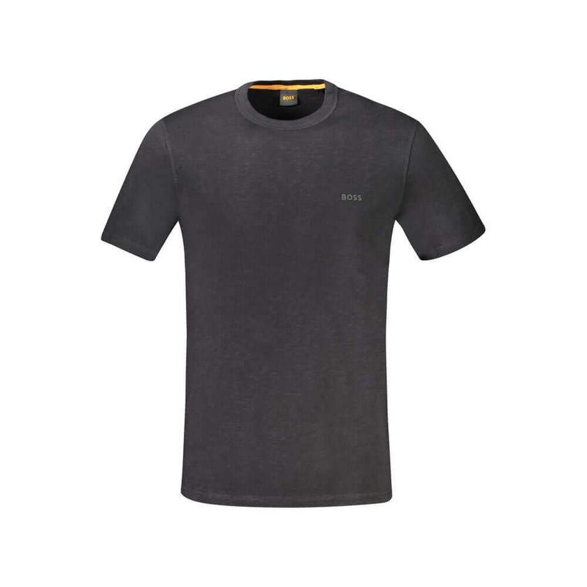 Black Cotton T-ShirtSHORT SLEEVE T-SHIRT, CREW NECK, PRINT, LOGOBlack Cotton T-Shirt${tagsHugo BossAulae Black Cotton T-Shirt Hugo BossAulae Black Cotton T-Shirt SHORT SLEEVE T-SHIRT, CREW NECK, PRINT, LOGO 110296138070,11273,Black,Clothing,Hugo Boss,M,Me