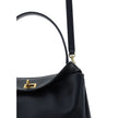 Black Calf Leather Bos Taurus Shoulder BagBalenciaga’s signature leather Rodeo Shoulder Bag is a sophisticated and versatile accessory. The flat handle at the top offers a comfortable grip, while the removable shoulder strap allows you to adapt it to your