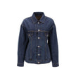 Blue Cotton Denim JacketDescription: – Composition: 100% Cotton – Dry clean – Regular fit – Button cuffs – Japanese denim – 6 buttons on the front – 2 buttoned pockets on the chest – 2 cut pockets – Adjustable buttoning at the waist – Jean buttons with Ba