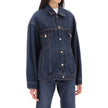 Blue Cotton Denim JacketDescription: – Composition: 100% Cotton – Dry clean – Regular fit – Button cuffs – Japanese denim – 6 buttons on the front – 2 buttoned pockets on the chest – 2 cut pockets – Adjustable buttoning at the waist – Jean buttons with Ba