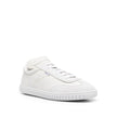 White Calfskin Low Top SneakersDescription: – Composition: 100% calf leather – Inner: Fabric – Insole: Leather – Sole: Rubber – Suede detail – Round toe – Small logo detail – Front lace-up closure – Made in Italy – Gender: MEN –White Calfskin Low Top Snea