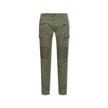 Green Cotton Cargo PantsDescription: – Composition: 100% Cotton – Belt loops – Five pockets – Two side zipped pockets – Back logo Patch – Machine wash (delicate) – Ribbed detail at the knee – Made in Italy – Gender: MEN – Size & Fit: Slim fit.Green Cotton