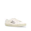 White Canvas Low Top SneakersDescription: – Composition: 100% Canvas – Inner: 100% Leather – Insole: 100% Leather – Sole: 100% Rubber – Round toe – Embroidered logo detail – Lace-up fastening – Made in Italy – Gender: WOMEN –White Canvas Low Top Sneakers$