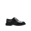 Black Calfskin Oxfords And DerbiesDescription: – Composition: 100% calf leather – Inner: Leather – Insole: Leather – Sole: Rubber – Round toe – Branded insole – Front lace-up closure – Made in Italy – Gender: MEN – Size & Fit: Heel height: 4,5cm Sole Heig