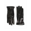Black Lamb Leather GlovesDescription: – Composition: 100% Lamb Leather – Lining: Cashmere – Fully lined – Enamel triangle logo – Elasticated wrist – Made in Italy – Gender: MEN –Black Lamb Leather Gloves${tagsPradaAulae Black Lamb Leather Gloves PradaAula