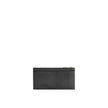 Black Calfskin WalletDescription: – Composition: 100% calf leather – Top zip closure – Silver-tone hardware – Height 8 cm – Width 1 cm – Back embossed logo detail – Length 16 cm – Made in Italy – Gender: MEN –Black Calfskin Wallet${tagsBottega VenetaAulae