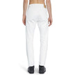 White Cotton Straight-Leg JeansDescription: – Composition: 100% Cotton – Belt loops – Five pockets – Button and zip closure – Straight legs – Machine wash (delicate) – Mid-rise – Made in Italy – Gender: MEN – Size & Fit: Classic fit.White Cotton Straight-