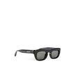 Black Acetate SunglassesDescription: – Composition: 100% Acetate – Silver tone logo detail – 100% UVA/UVB protection – Shiny black acetate frame – Made in Italy – Gender: MEN – Size & Fit: Temple length: 5.7″; Lens height: 1.3″; Nose bridge length: 0.9″ F