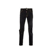 Black Cotton Slim Fit JeansDescription: – Composition: 97% Cotton 3% Elastane – Front button closure – Belt loops – Five pockets – Machine wash – Front and back logo detail – Distressed effect – Made in Italy – Gender: MEN –Black Cotton Slim Fit Jeans${ta